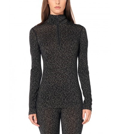 Мерино Блуза Icebreaker 200 Oasis LS Half Zip Sky Paths W's